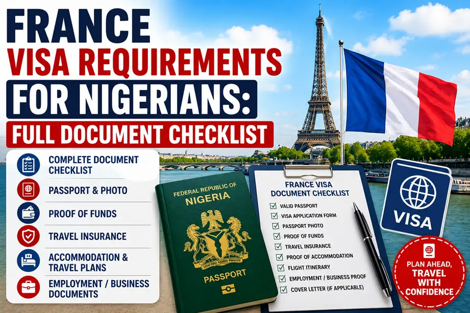 France Visa Requirements for Nigerians