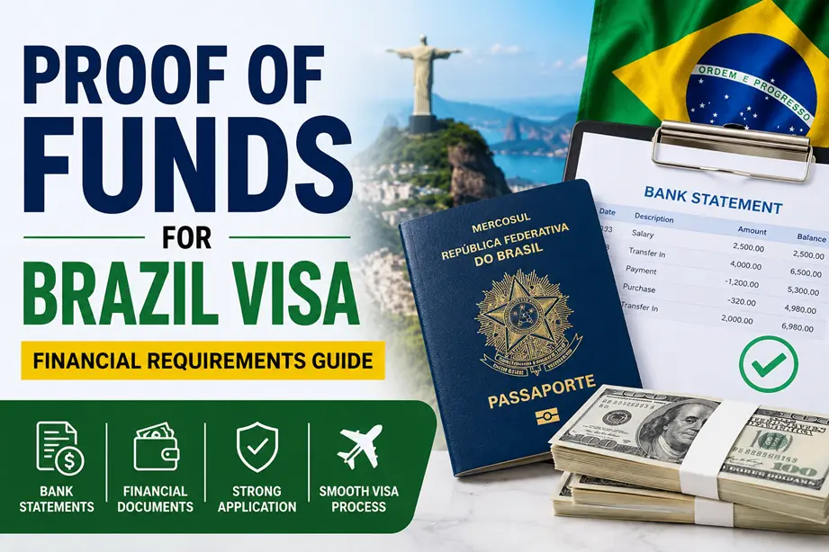 Proof of Funds for Brazil Visa